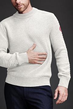 Ropa Canada Goose Hombre México - Paterson Suéteres Blancos AN8156249